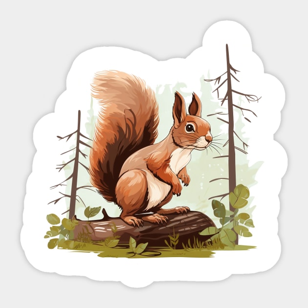 Squirrel Whisperer Sticker by zooleisurelife